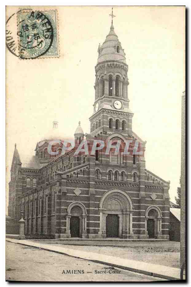 CPA Amiens Sacre Coeur 