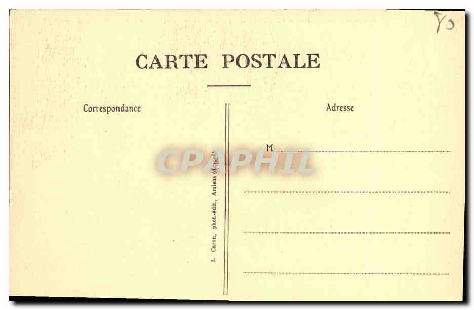 CPA Amiens Cathedrale Stalles Joseph epouse Azeneth — Back