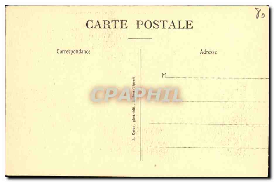 CPA Amiens Cathedrale Stalles du Choeur Promenade triomphale de Joseph a travers l Egypte Haut dorsal — Back