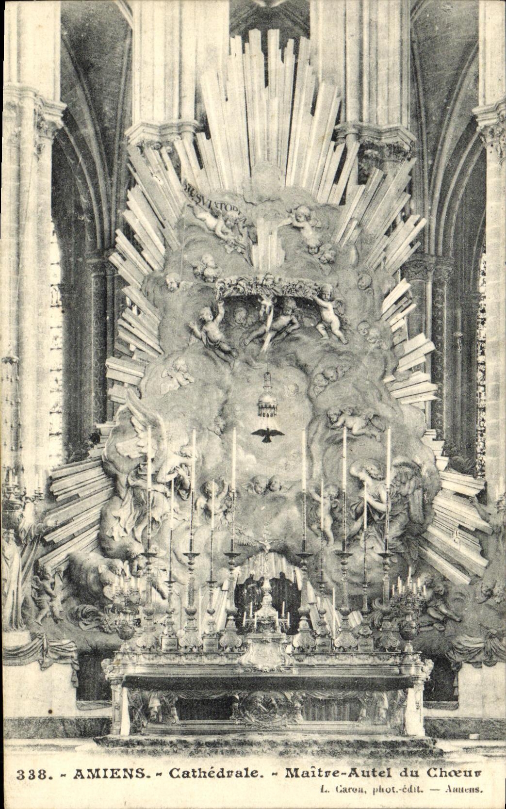CPA Amiens Cathedrale Maitre Autel du Choeur 