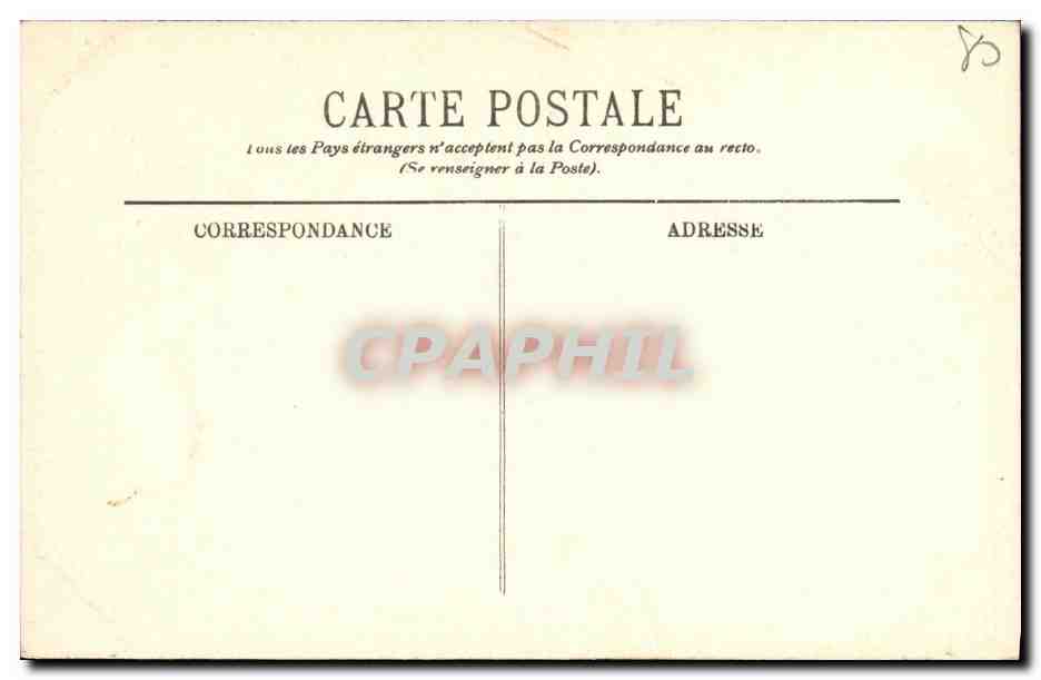 Amiens — La Cathédrale — La Flèche — LL. — n° 129 — Verso