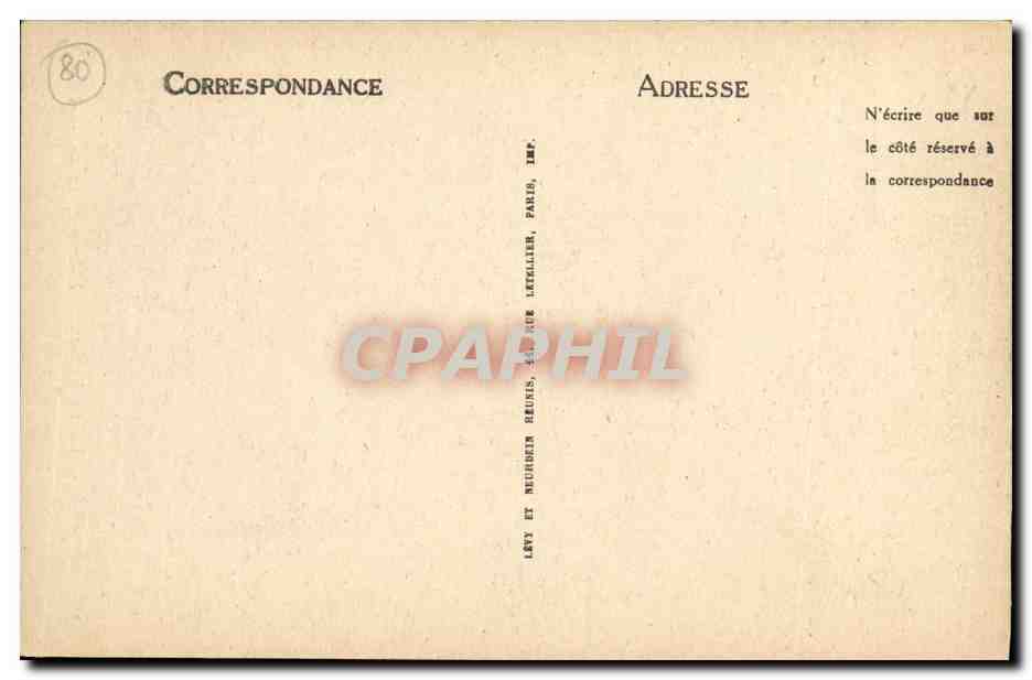 CPA Amiens La Cathedrale L Ange Pleureur — Rückseite
