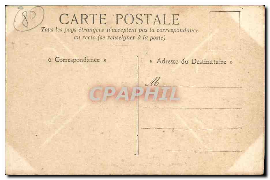 CPA Amiens Le Cirque Municipal  — Rückseite