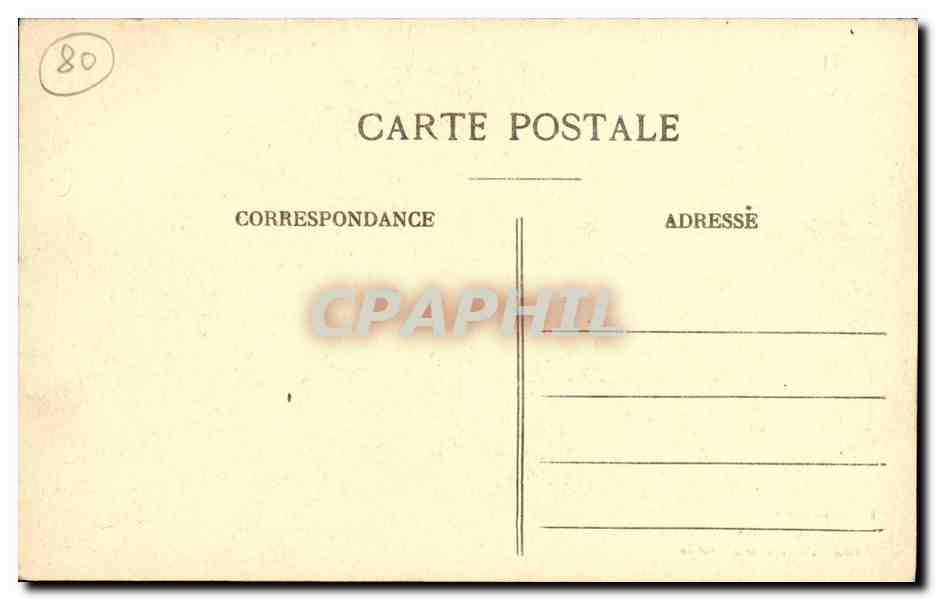 CPA Amiens Cathedrale Cote des stalles — Rückseite