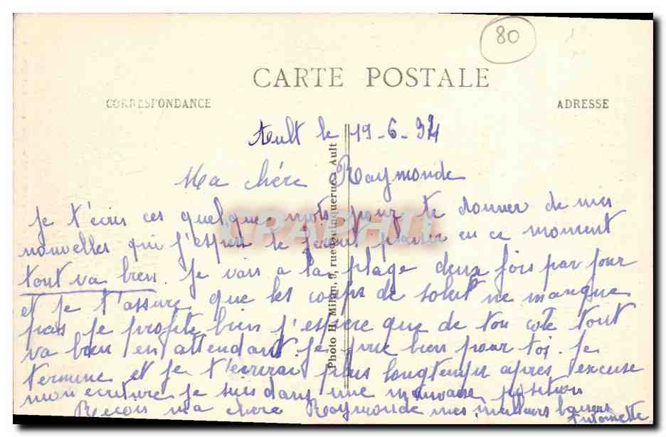CPA Colonie St Jean de St Firmin d Amines Chapelle des Soeurs  — Rückseite