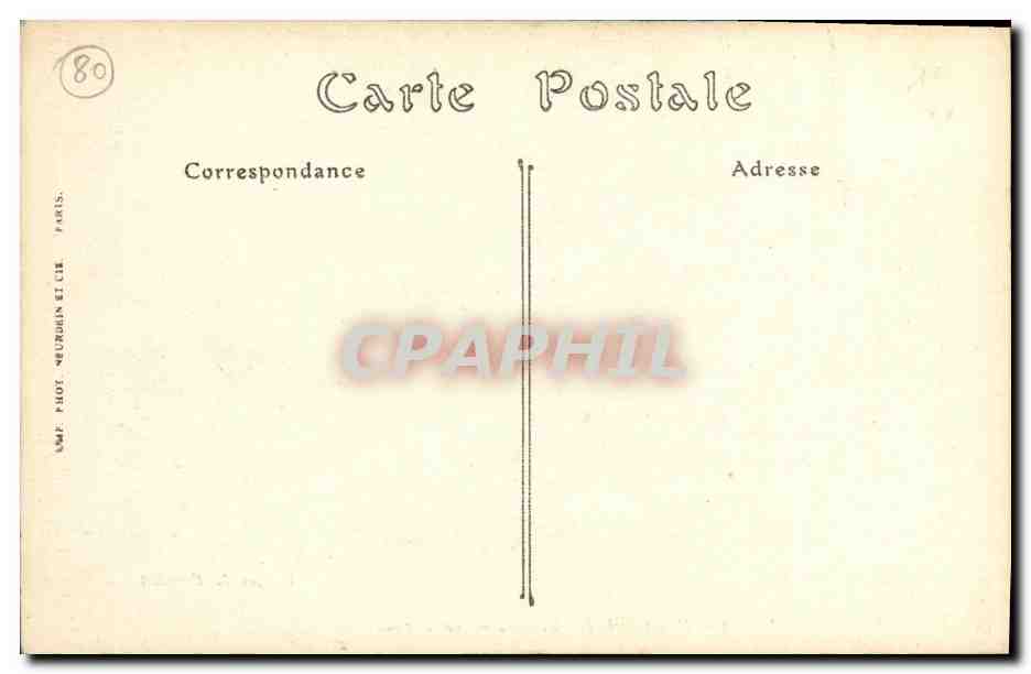 CPA Amiens La Cathedrale le portail — Rückseite
