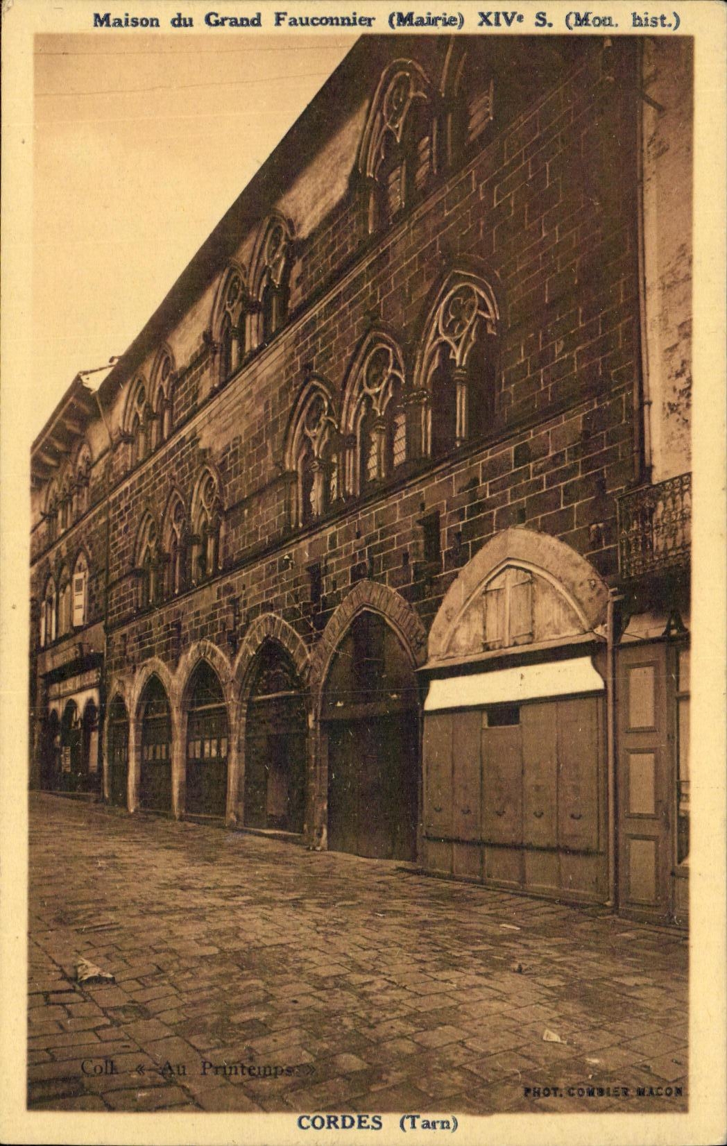CPA Maison du Grand Fauconnier Cordes