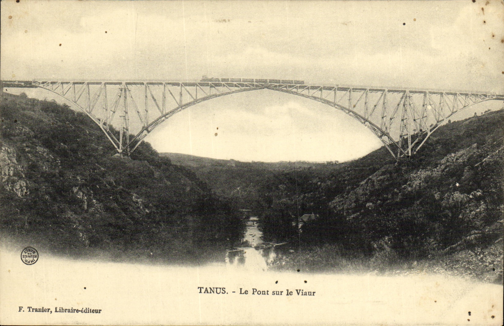 CPA Tanus Le Pont sur le Viaur