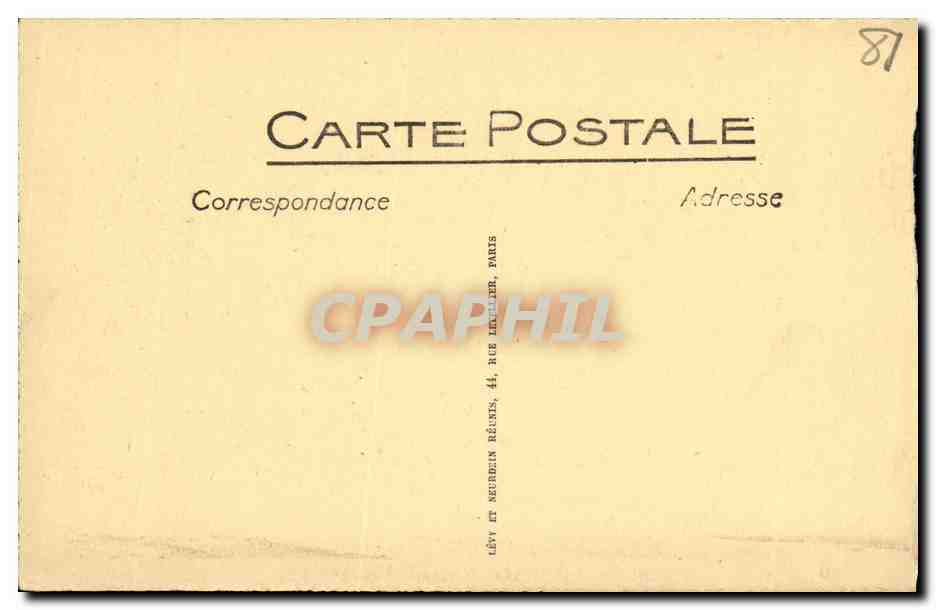 CPA Albi Le Musee — Verso