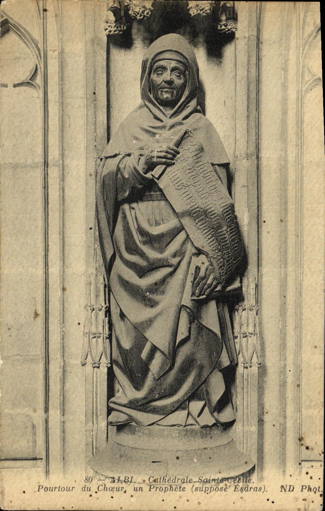 Albi — Statue de sainte Cécile dans la cathédrale — ND Phot.