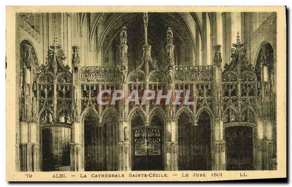 CPA Albi La Cathedrale Ste Cecile Le Jube