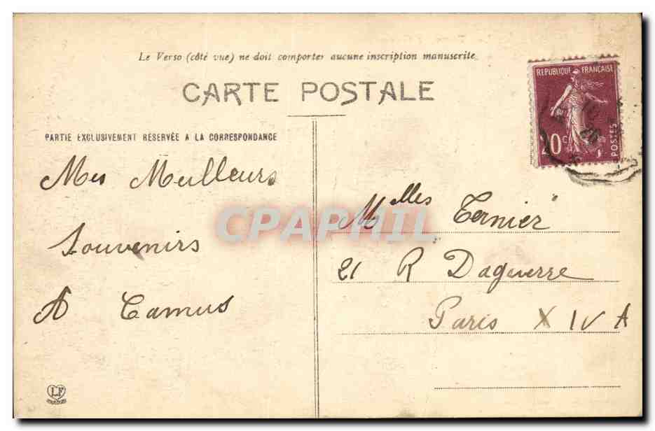CPA Le Tarn et Garonne Moissac Boulevard du palais ou u passage a niveau — Rückseite