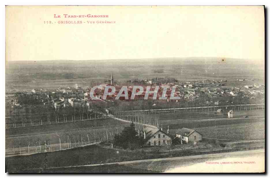CPA Le Tarn et Garonne Grisolles Vue Generale