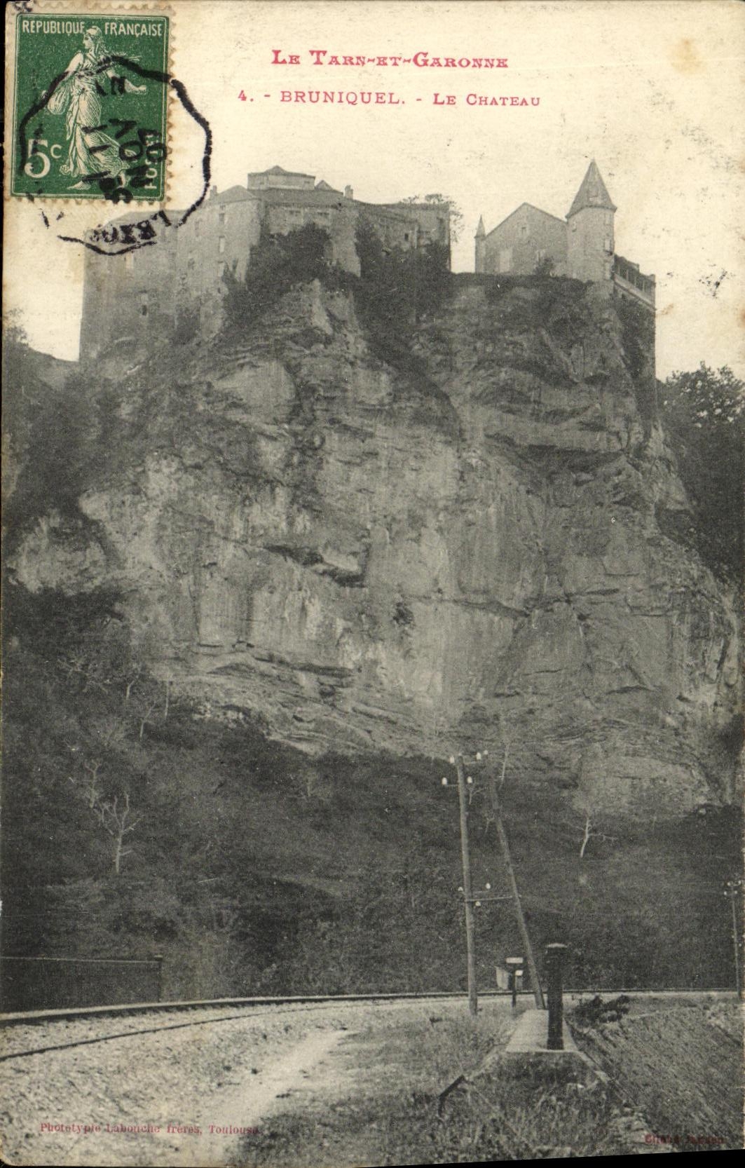CPA Le Tarn et Garonne Bruniquel Le Chateau