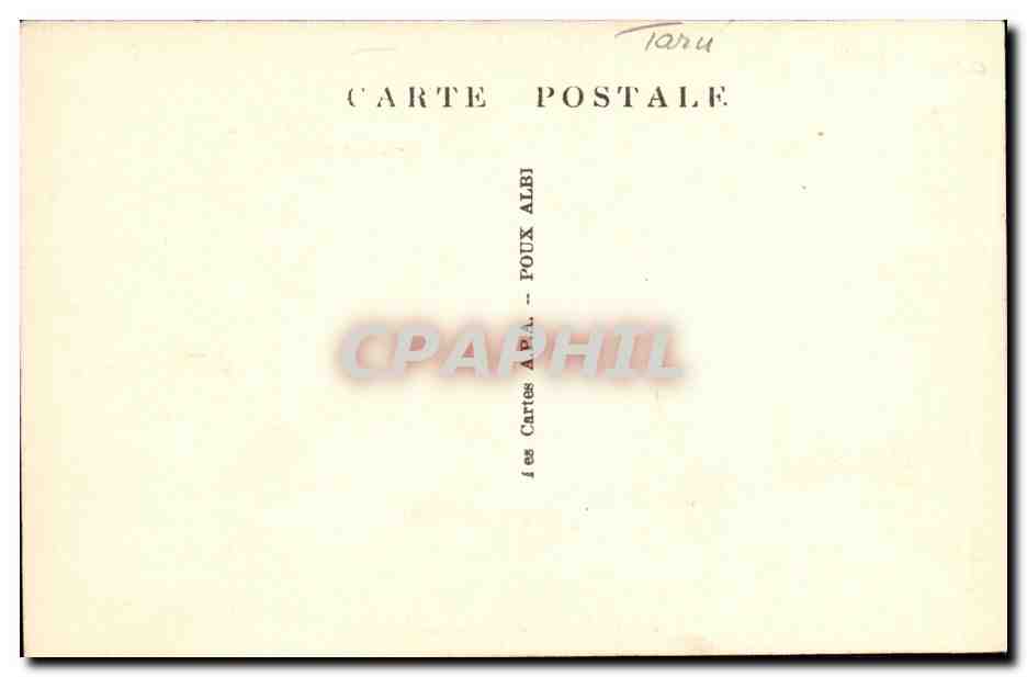 CPA Le Tarn et Garonne Vabre Vur Panoramique — Rückseite