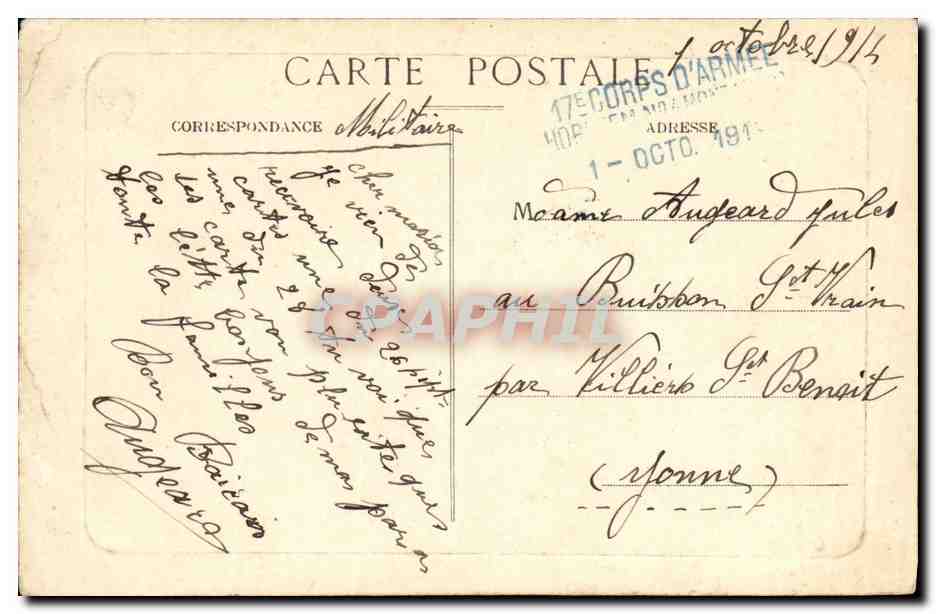 CPA Montauban Quartier du 10eme Dragons Militaria Cheval — Reverso
