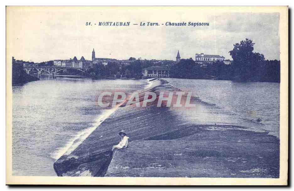 Montauban — Le Tarn — Chaussée Sapiacou — éditeur CPAPHIL, n° 51