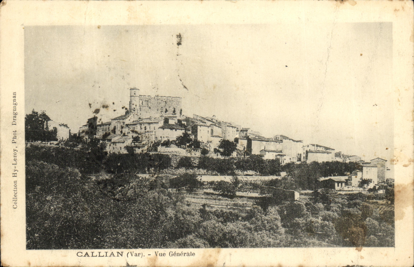 Callian (Var) — Vue Générale — Phot. Hy-Leroy, Collection Draguignan