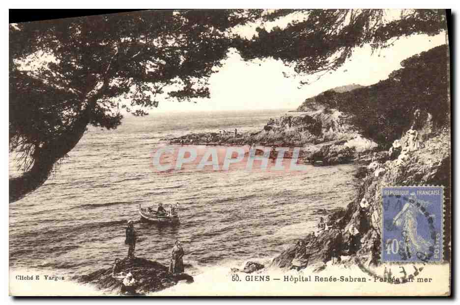 Giens — Hôpital Renée-Sabran — Parade sur mer