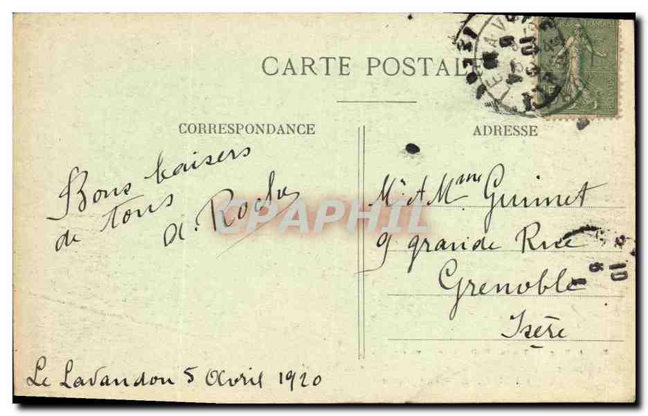 CPA Cavaliere Vue Generale — Rückseite