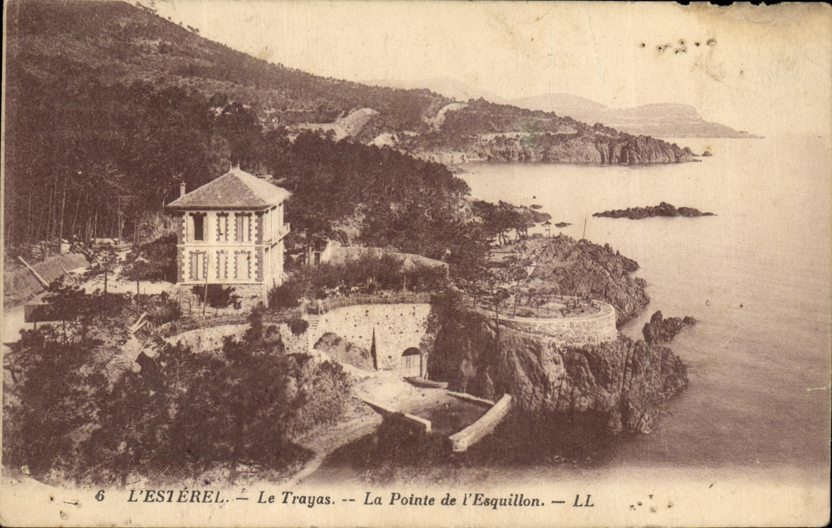 CPA L esterel Le Trayas La Pointe de L Esquillon