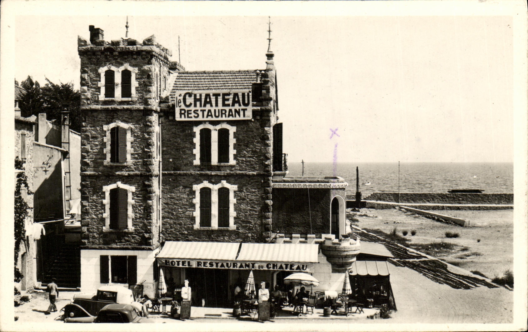 CPA Le Lavandou Hotel du chateau Son restaurant