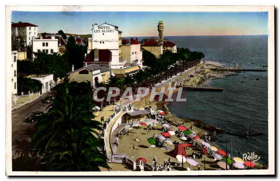 Les Algues — Vue de l'hôtel et de la plage — Éditions Françaises