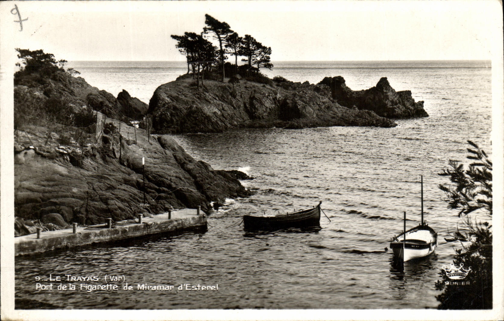 Le Trayas (Var) — Port de la Figarette de Miramar d'Esterel — Éditions D'Art Munier