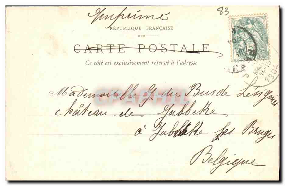 Fréjus — Détail intérieur des Arènes. Grande Galerie — Édition Giletta, Phot., Nice — Reverso