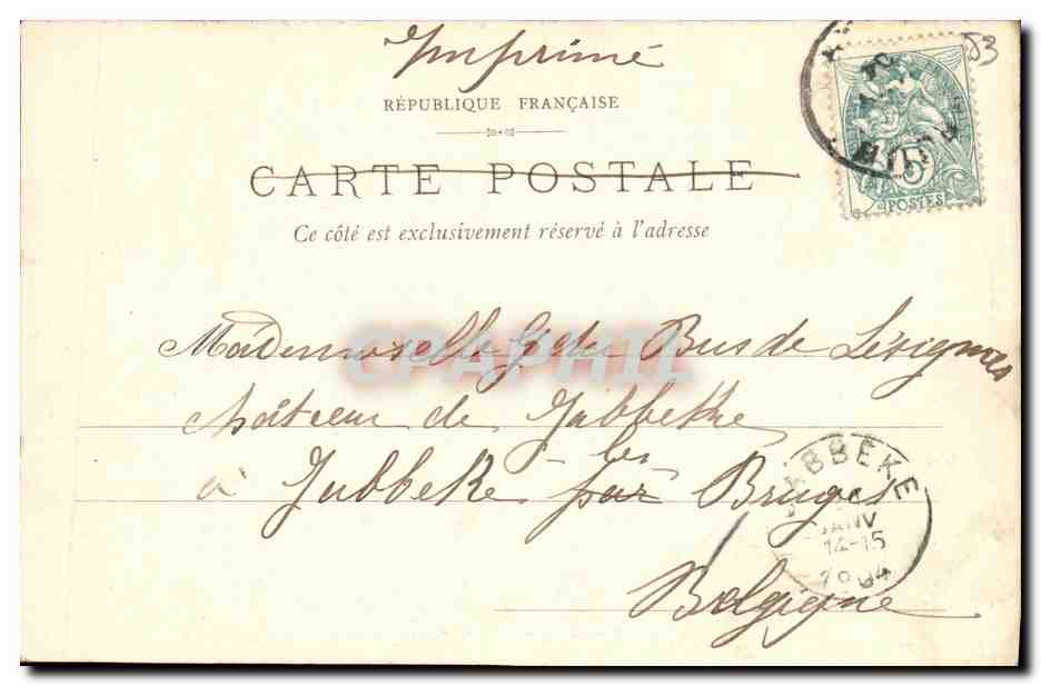 CPA Frejus Vue Generale depuis la Lanterne — Rückseite