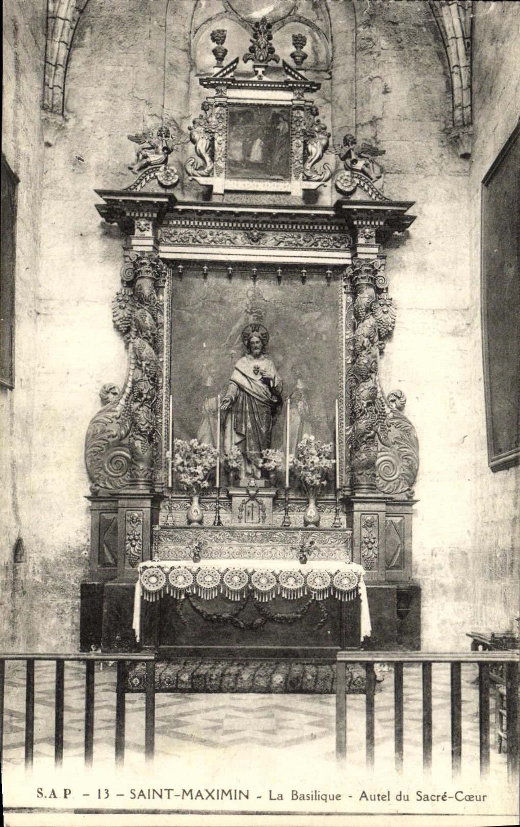Saint-Maximin - Die Basilika - Altar des Heiligen Herzens — S.A.P. - 13