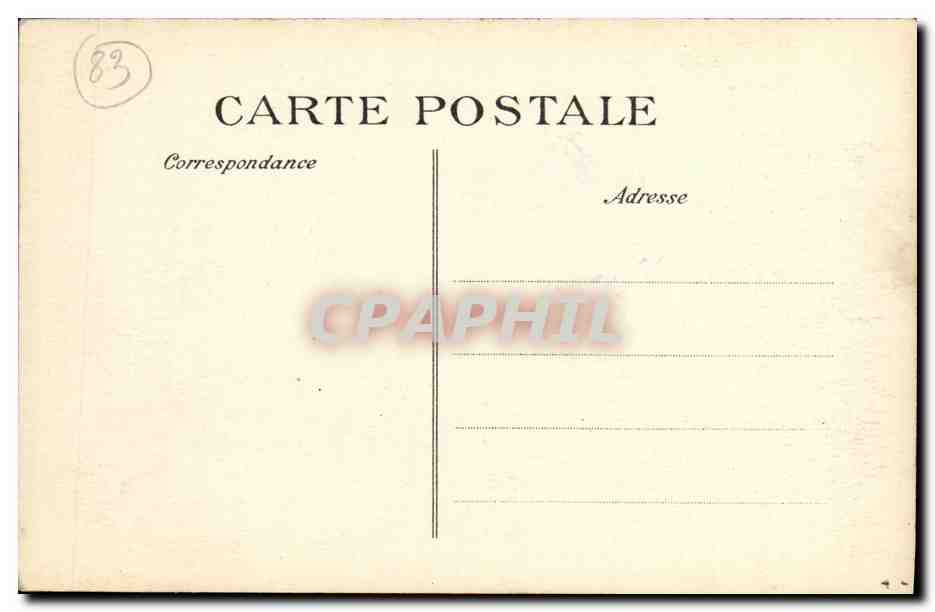 CPA Draguignan Tour de l Horloge — Rückseite