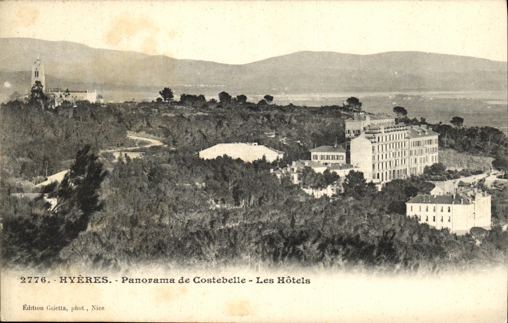 CPA Hyeres Panorama de Costebelle Les Hotels