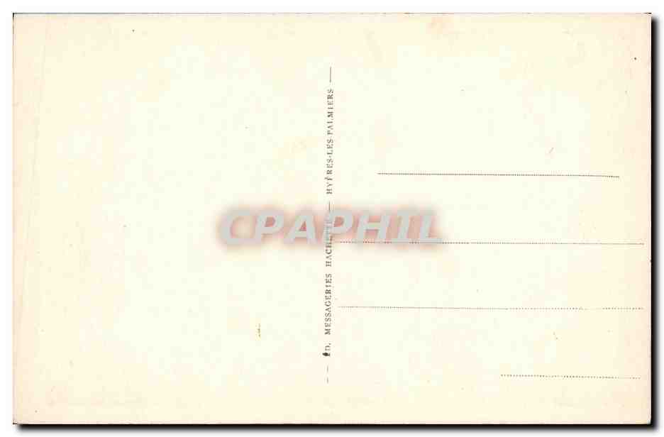 Hyères-les-Palmiers — Le Vieux Saint-Paul — CAP — Verso