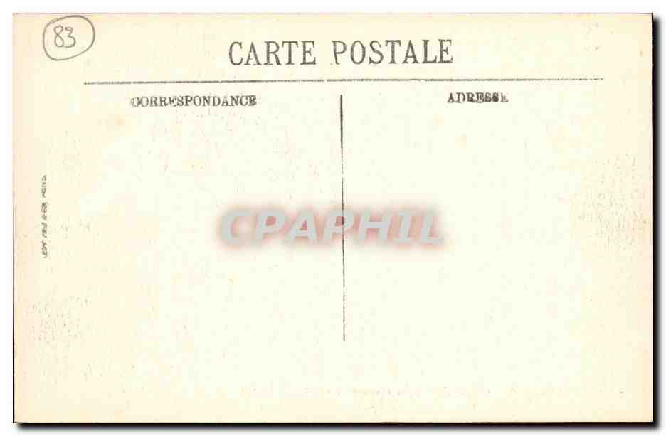Hyères — Vue prise de l'Hôtel des Palmiers vers l'Église St-Paul — Selecta — Achterkant