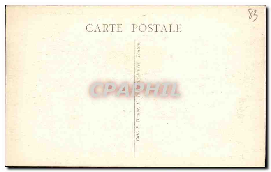 CPA Sanary sur Mer Plage de Port Issol — Verso