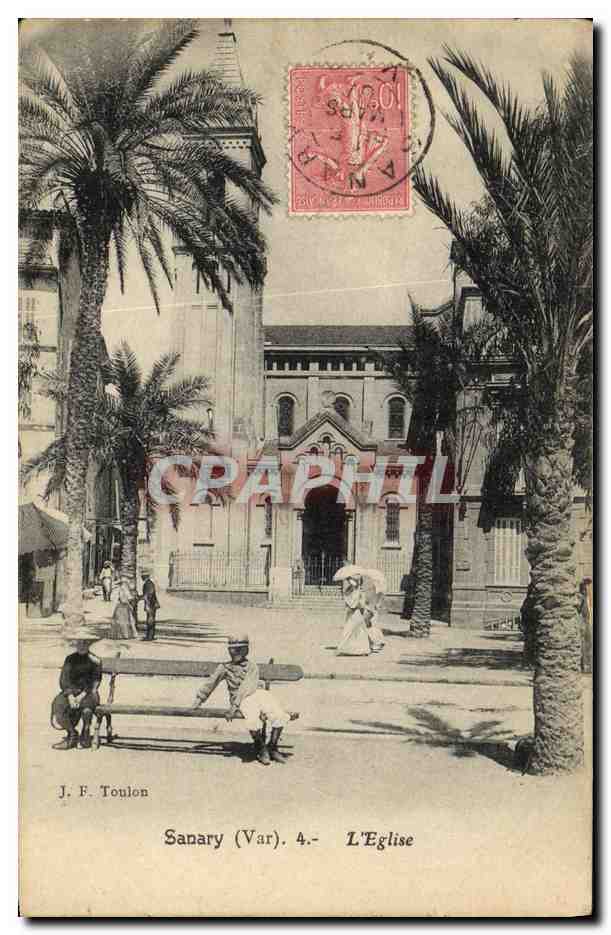 Sanary (Var) — L'Église — J. F. Toulon, n°4