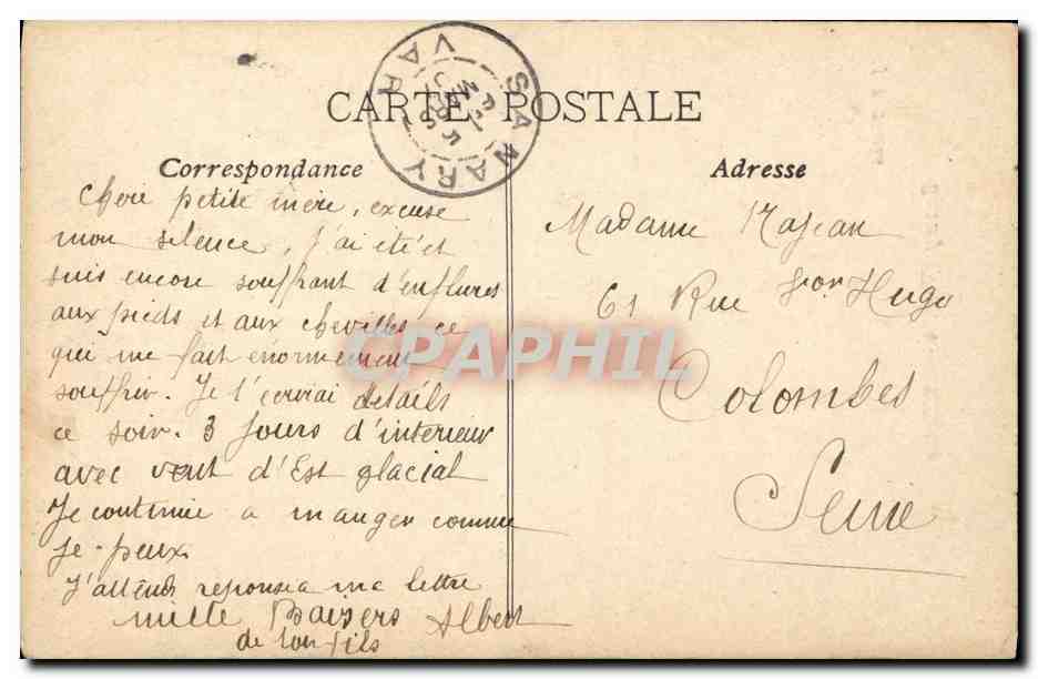 Sanary (Var) — L'Église — J. F. Toulon, n°4 — Reverso