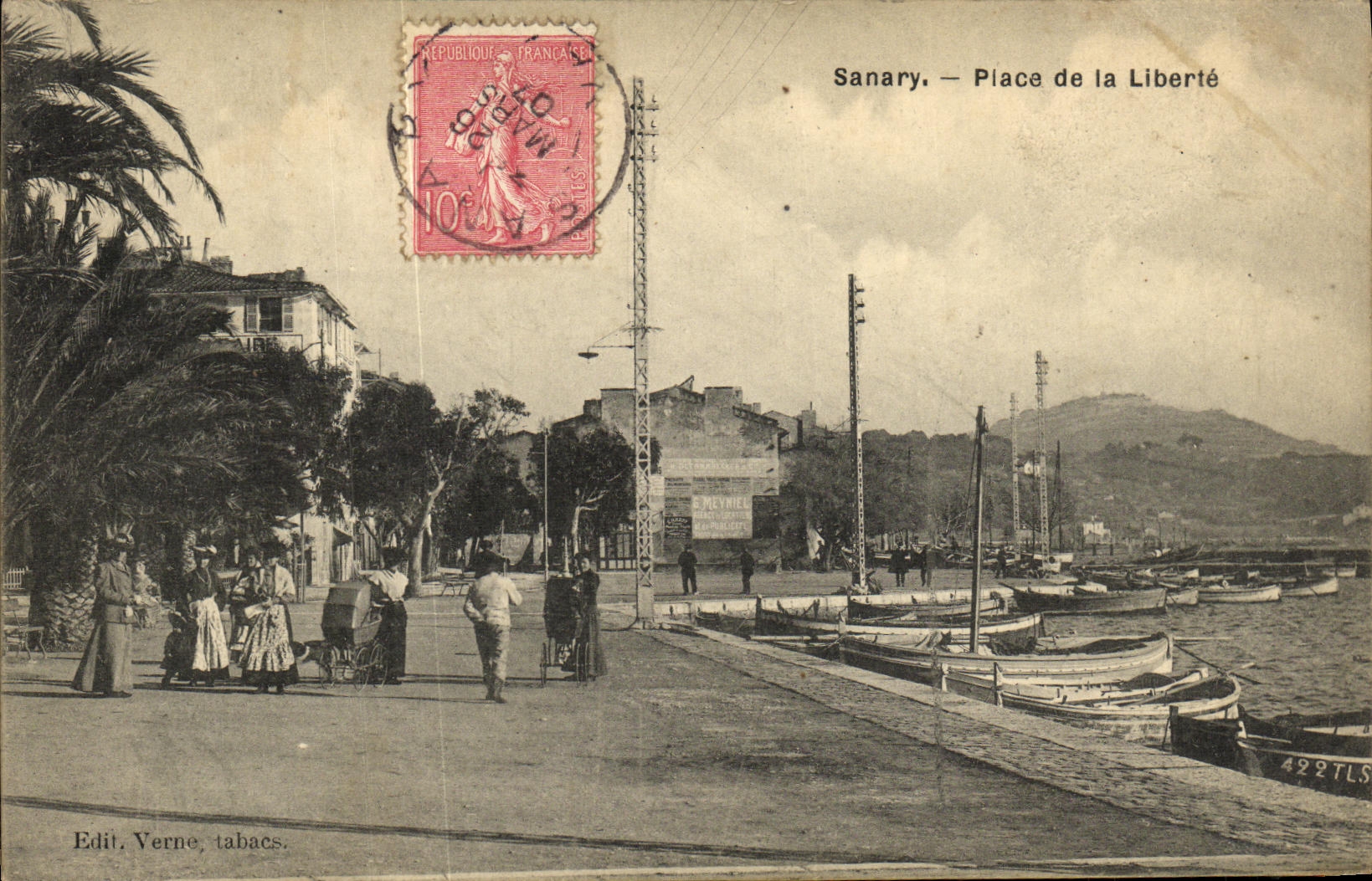 CPA Sanary Place de la Liberte