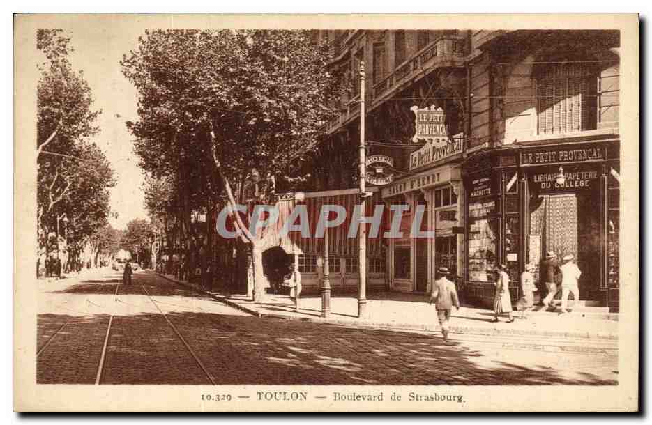 Toulon — Boulevard de Strasbourg — Librairie du Collège et Le Petit Provencal