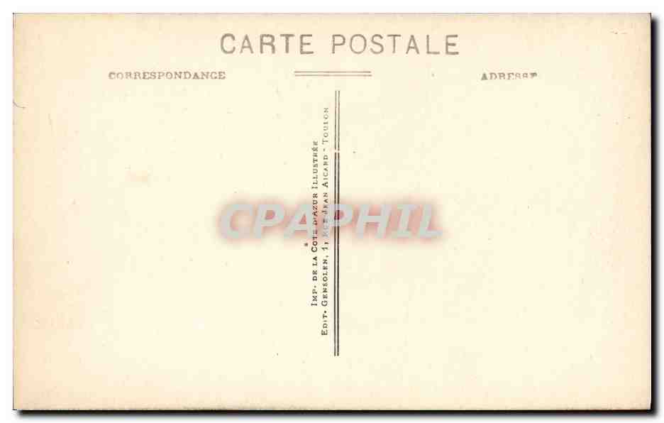 Toulon - Le Mourillon - Der Seebereich — Côte d'Azur, n°32 — Rückseite