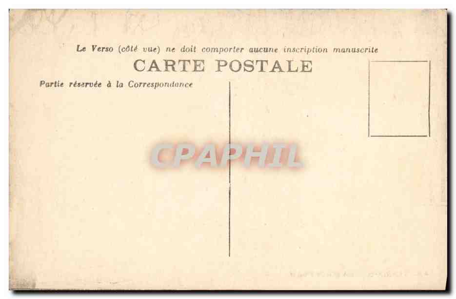 CPA Toulon La Place Puget — Verso