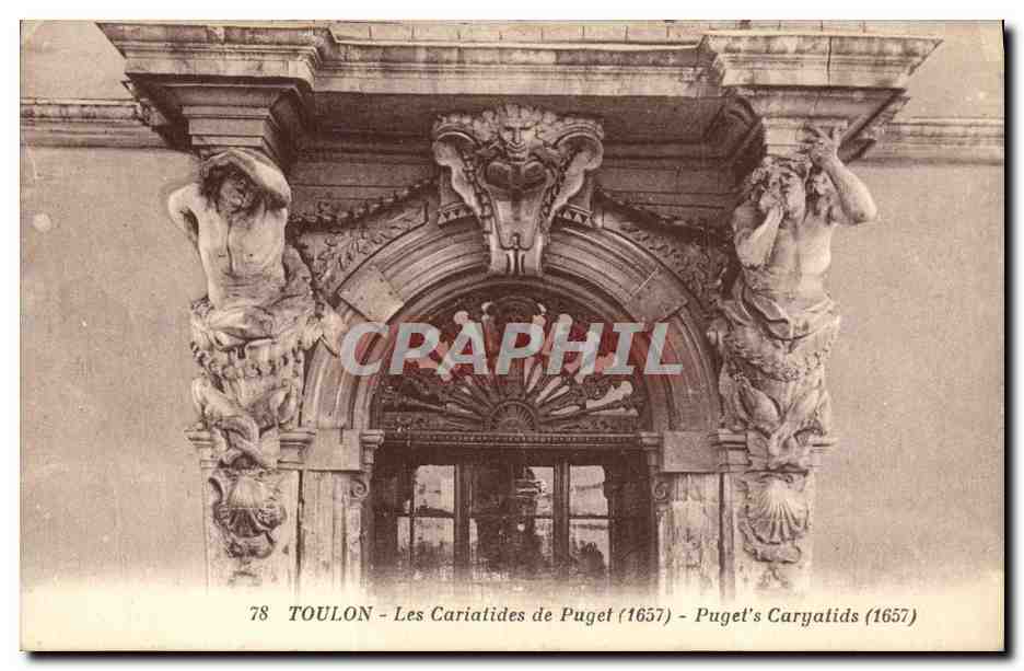 Toulon - Pugets Karyatiden (1657) - Pugets Karyatiden (1657)