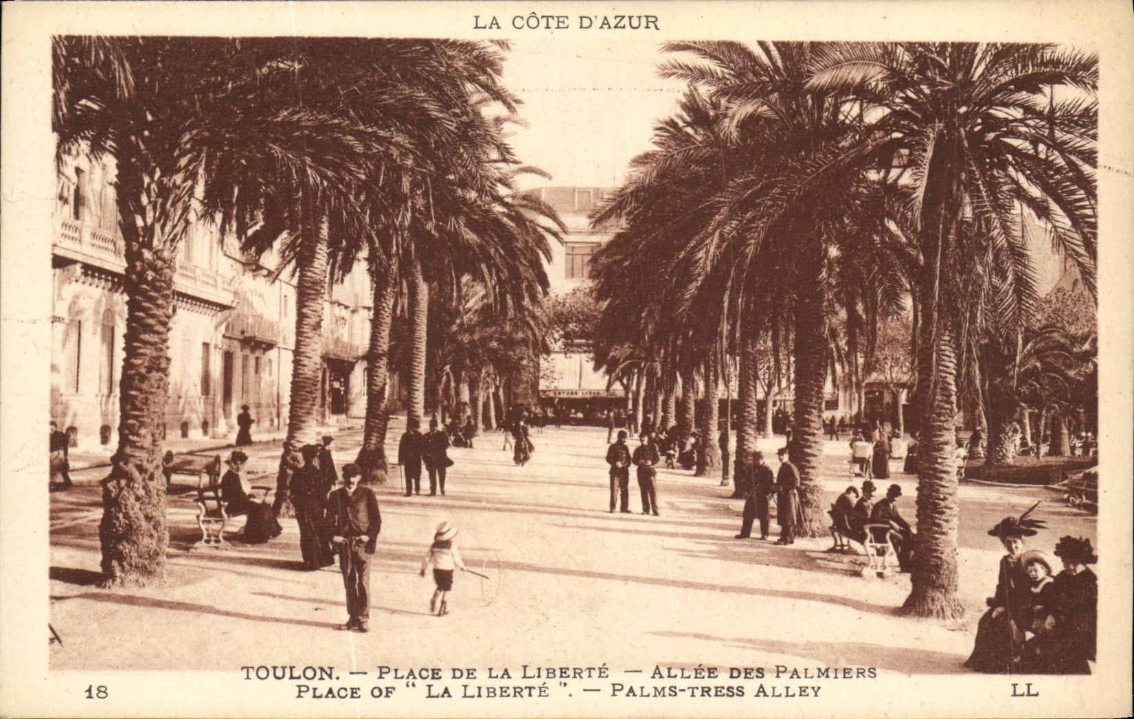 Toulon — Place de la Liberté — Allée des Palmiers — LL