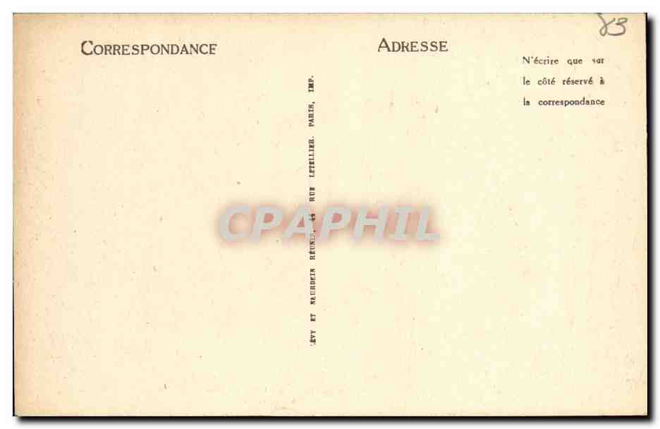Toulon — Place de la Liberté — Allée des Palmiers — LL — Verso