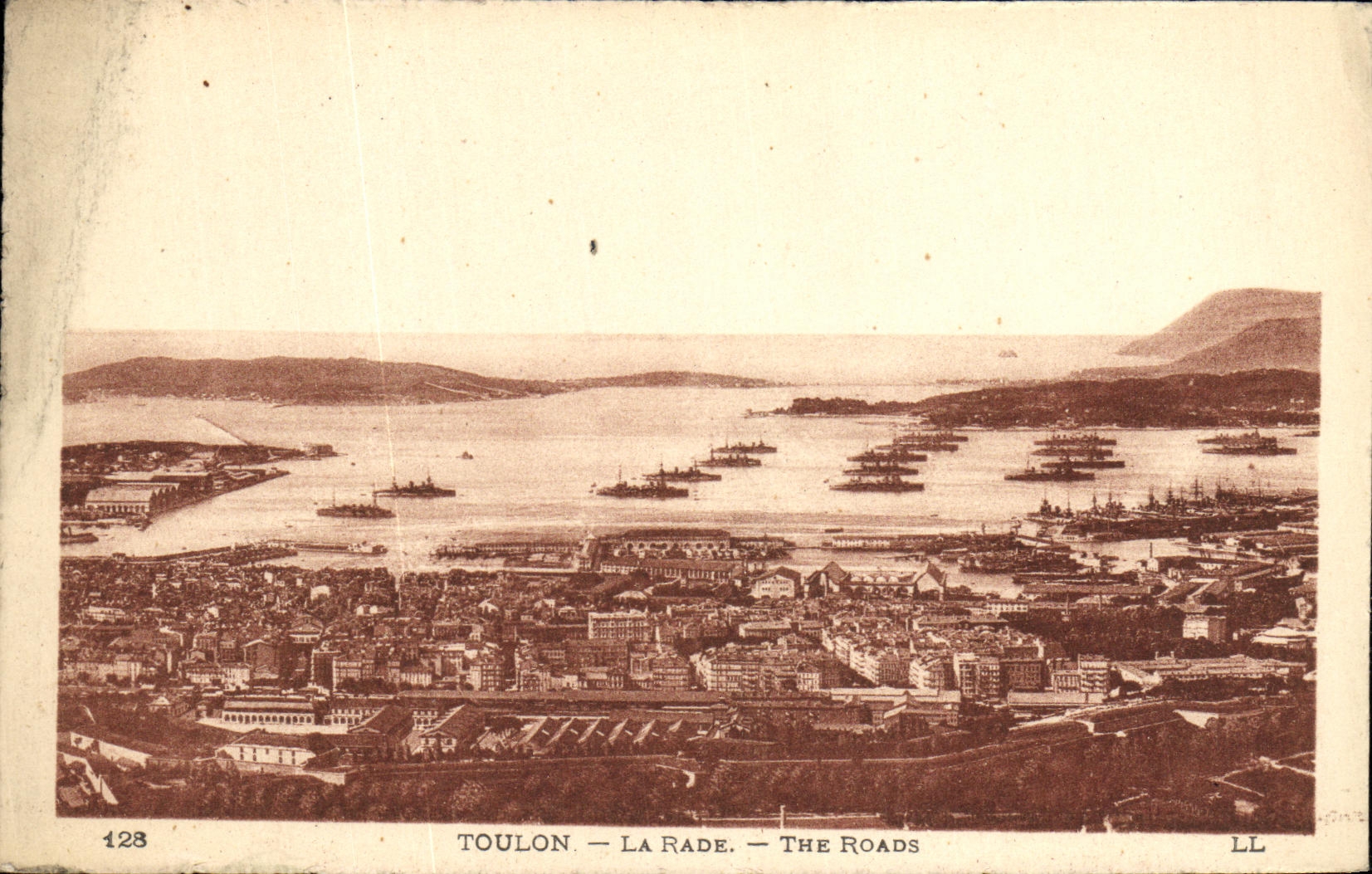 Toulon — La Rade — The Roads — LL, n° 128