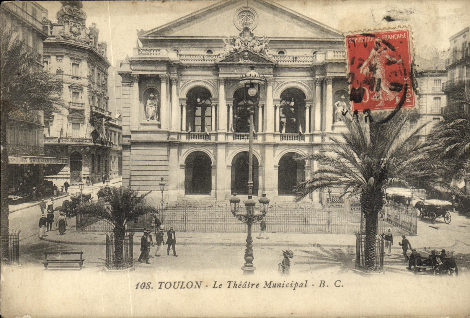 TOULON - Le Théâtre Municipal — B. C. — n° 108