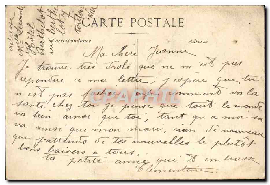 TOULON - Le Théâtre Municipal — B. C. — n° 108 — Verso