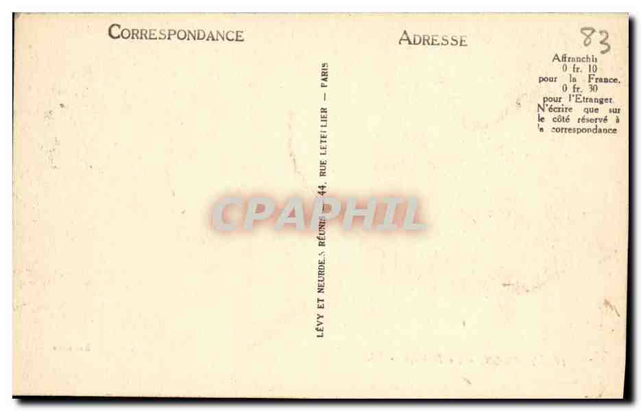 CPA Toulon Le Theatre — Rückseite