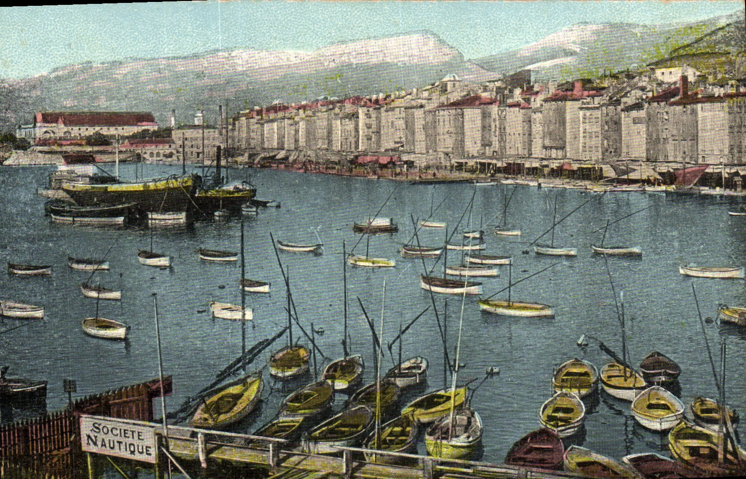 Hafen von Marseille — Société Nautique — Verlag unbekannt, Seriennummer nicht sichtbar